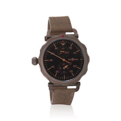 Bell & Ross WW2 Bomber Regulateur Vintage Model Watch in Stainless and PVD &mdash; Alt Image 1