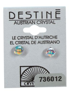 A product thumbnail of Destine Multiple Edge Austrian Crystal Ball Earrings