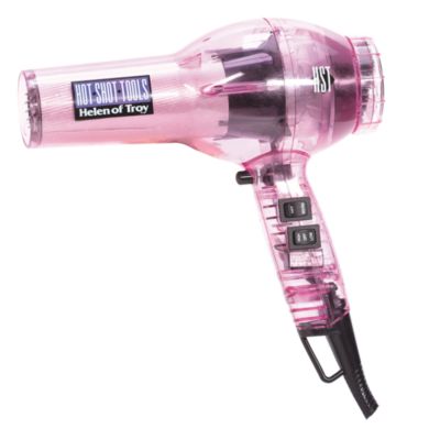 A product thumbnail of Hot Shot Tools Transparent Pink Hair Dryer