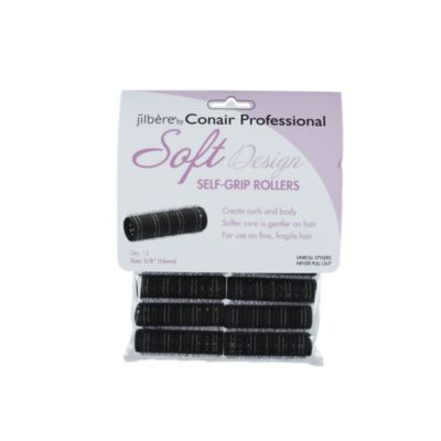 A product thumbnail of Jilbere by Conair Professional Soft Style Self Grip Rollers Black & Gold