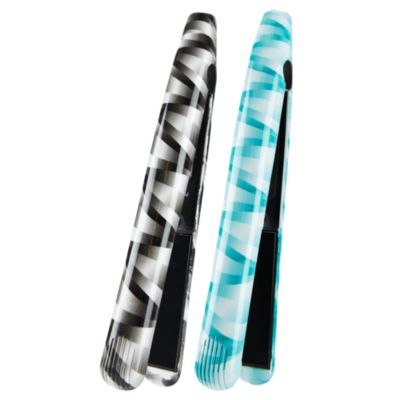 A product thumbnail of Plugged In Hard Candy Flat Iron With Swirl Design