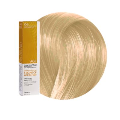 A product thumbnail of AGEbeautiful Anti-aging Permanent Liqui-creme Haircolor 10G Very Light Golden Blonde