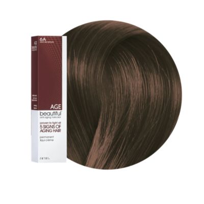 A product thumbnail of AGEbeautiful Anti-aging Permanent Liqui-creme Haircolor 6A Light Ash Brown