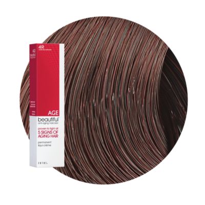 A product thumbnail of AGEbeautiful Anti-aging Permanent Liqui-creme Haircolor 4R Dark Red Brown