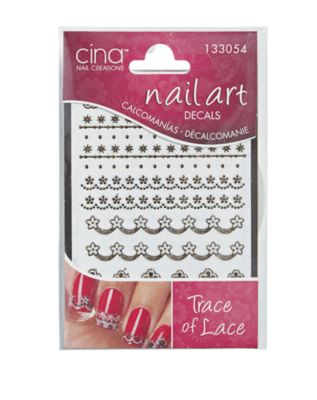 Cina - Lace Nail Decals :  beauty nails beauty products manicure