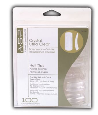 A product thumbnail of Crystal Ultra Clear Nail Tips