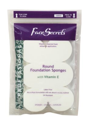 A product thumbnail of Face Secrets Round Foundation Sponges w/Vitamin E