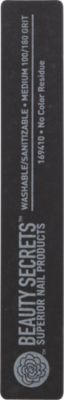 A product thumbnail of Black Rectangular Cushion Nail File Medium/Coarse