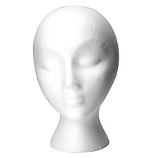 Styrofoam Head With Face