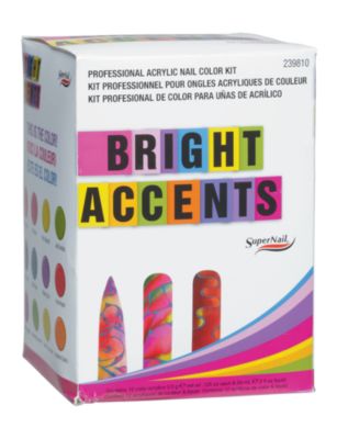A product thumbnail of SuperNail Bright Accents Professional Acrylic Nail Color Kit