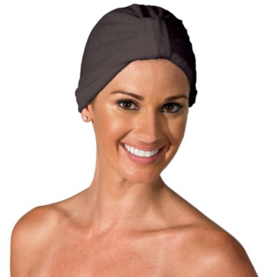 A product thumbnail of Betty Dain Headline Black Terry Turban Headwear #165
