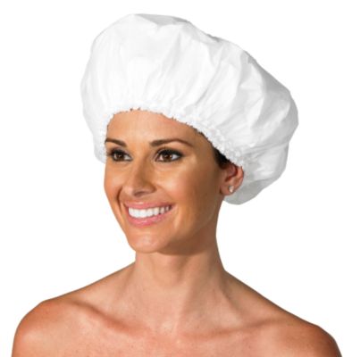 A product thumbnail of Chiffon Bath Mate White Shower Cap #510