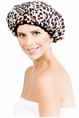 A product thumbnail of Betty Dain Socialite Safari Spots Shower Cap