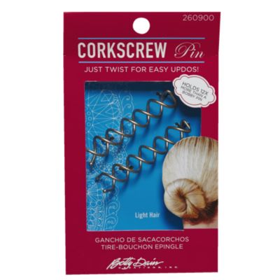 A product thumbnail of Betty Dain Light Brown Corkscrew Hair Pin