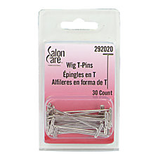 Salon Care Steel Wig T-Pins