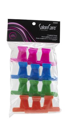 A product thumbnail of Salon Care 2" Butterfly Clamps Colored