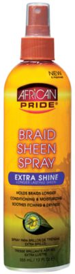 A product thumbnail of African Pride Extra Shine Braid Sheen Spray