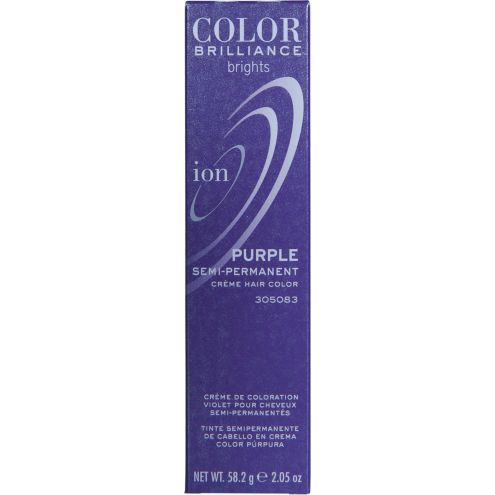 ion semi permanent hair color purple