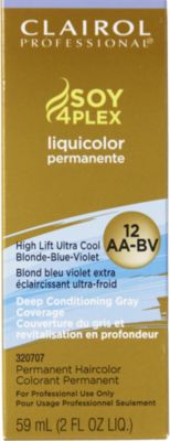 A product thumbnail of Clairol Professional Liquicolor HiLift Ultra Cool Blonde Blue Violet 12AA-BV