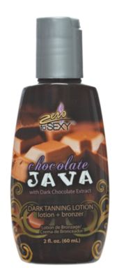 Zero to Sexy Chocolate Jave Dark Tanning Lotion 2 oz.