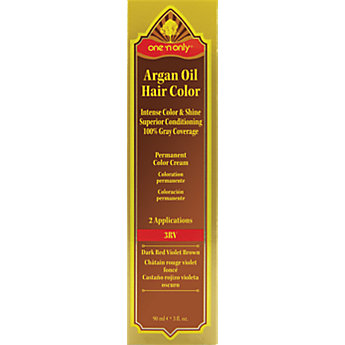 One N Only Argan Oil Hair Color 3rv Dark Red Violet Brown