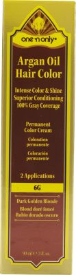 A product thumbnail of One 'N Only Argan Oil Hair Color 6G Dark Golden Blonde