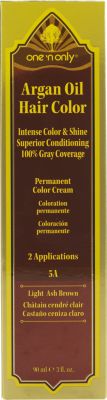 A product thumbnail of One 'N Only Argan Oil Hair Color 5A Light Ash Brown