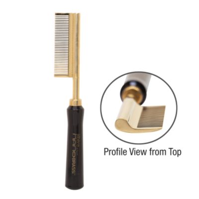A product thumbnail of Jilbere Nano Brass Curved Head Straightening Comb