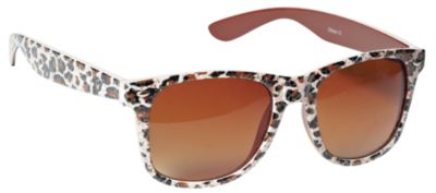 A product thumbnail of Wayfarer Sunglasses With Animal Print Frame