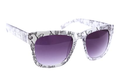 A product thumbnail of Wayfarer Sunglasses with Lace Print Frame