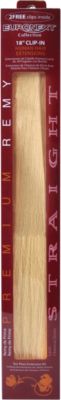 A product thumbnail of Remy 18 Inch Clip-In Hair Extensions Platinum Blonde