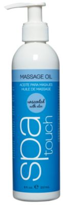 SpaTouch Unscented Massage Oil 8 oz.