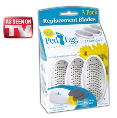 A product thumbnail of PedEgg Replacement Blades with Emery Pads
