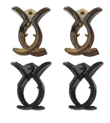 A product thumbnail of DCNL Black and Tortoise Mini Clips