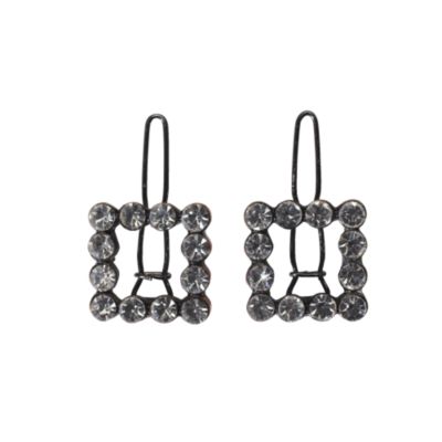 DCNL Rhinestone Square Wire Barettes
