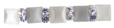A product thumbnail of DCNL White Stones Rhinestones Barrette