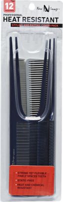 A product thumbnail of New Image Heat Resistant Combo Styling/Rattail Comb