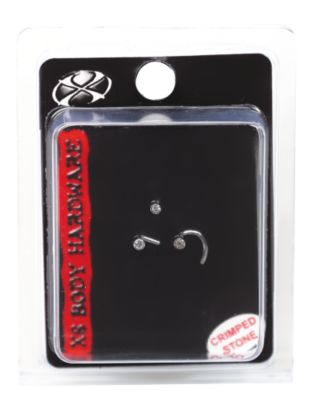 A product thumbnail of Metal L-Shaped Nose Bone Crystal