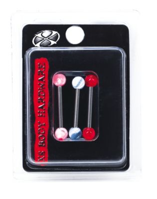 A product thumbnail of Acrylic 14 5/8 Marble Pink/Lt. Blue/ Red
