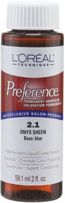 A product thumbnail of L'Oreal Preference Color Onyx Sheen Blue Black