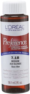 A product thumbnail of L'Oreal Permanent Haircolor #7.1B Medium Ash Blonde
