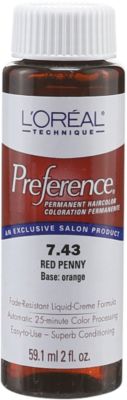 A product thumbnail of L'Oreal Permanent Haircolor #7.43 Red Penny