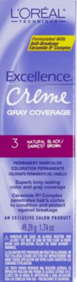 A product thumbnail of LOreal  Excellence Creme Darkest Brown Black