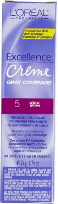 A product thumbnail of L'Oreal  Excellence Creme Medium Brown
