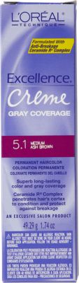 A product thumbnail of L'Oreal  Excellence Creme Medium Ash Brown