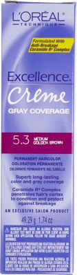 A product thumbnail of L'Oreal  Excellence Creme Medium Golden Brown