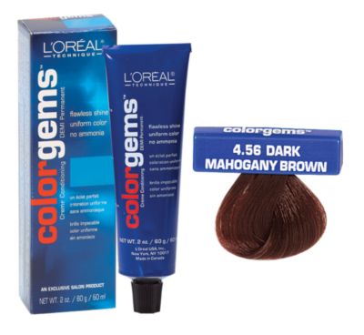 A product thumbnail of L'Oreal Color Gems Haircolor Dark Mahogany Brown