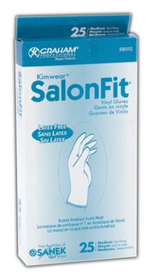 A product thumbnail of Kimwear Salon Fit Vinyl Gloves Medium