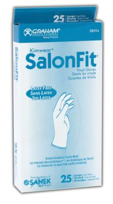 A product thumbnail of Kimwear Salon Fit Vinyl Gloves Large