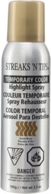 A product thumbnail of Streaks N Tips Temporary Highlight Spray Gold Dust